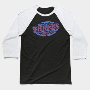 Threes Company 70s Baseball T-Shirt